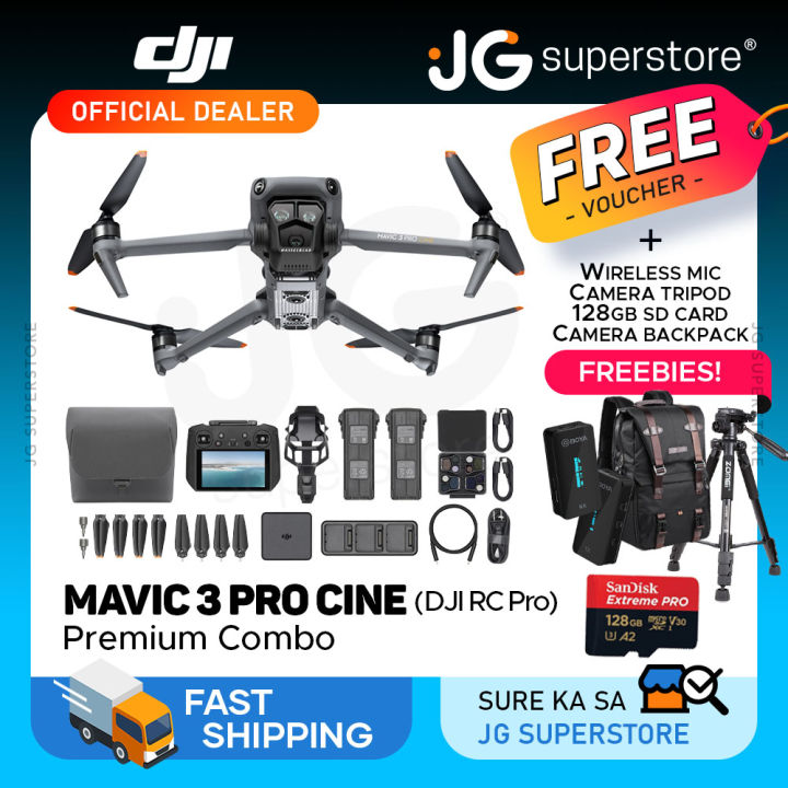 DJI Mavic Pro Cine Preminium Combo RC Pro with Built-in 1TB SSD