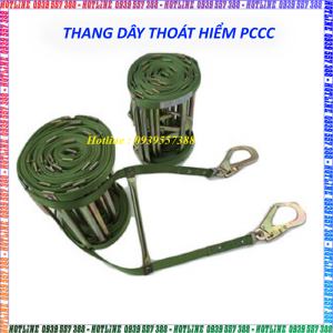 THANG DÂY THOÁT HIỂM 5M THANG DÂY PCCC THANG PHÒNG CHÁY HỎA HOẠN