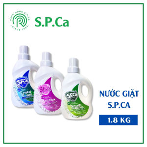 Combo 2 chai nước giặt S.P.Ca 1.8kg giúp quần áo trắng sáng thơm lâu - SPCa000035
