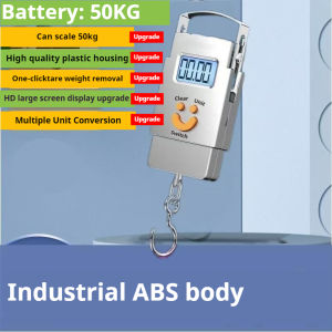 Hanging Scale 300kg Mini Hanging Crane Scale LCD Digital Hanging Hook Heavy Duty Weighing Scales