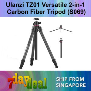 Ulanzi TZ01 Versatile 2-in-1 Carbon Fiber 1.6M Tripod with Mini Tripod (S069)