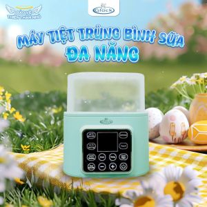 Máy hâm sữa cho bé Gluck GN05 máy hâm sữa tiệt trùng mini cầm tay di động an toàn tiện lợi