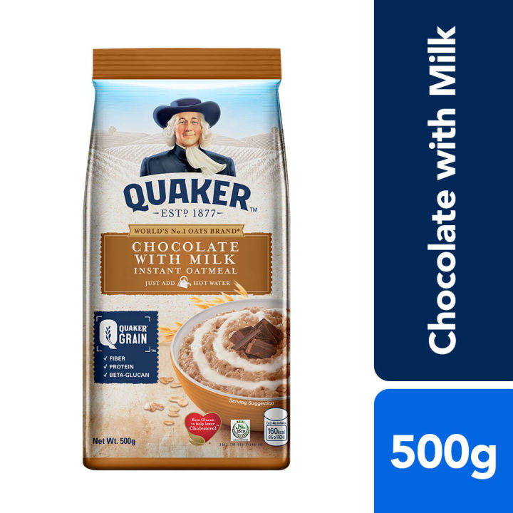 Quaker Flavored Oatmeal Chocolate with Milk 500g | Lazada PH