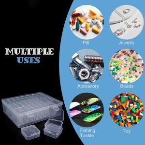 CX🎄💓💥 Tự làm kim cương Tranh thêu hộp lưu trữ móng tay nghệ thuật đồ trang sức Rhinestone khảm lưu trữ container đa chức năng lưu trữ hộp