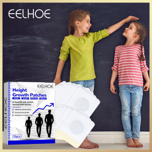 Eelhoe Height Growth Foot Patch for Adults And Juvenile Grow Taller Plaster Patches Body Height Enhancer Body Effectively Growth Naturally Promote Bone Growth Foot Pads（16pcs/box）