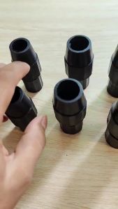WH Kudosation 1Pc Plastic Telescopic Tube Connector Dip Net Pole Telescoping Pipe Twist Clamp Fixed Lock For DIY Carbon Fiber Tube