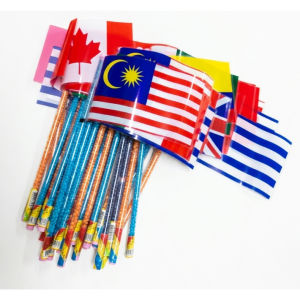 National Flag Candy | Assorted Flag Design Colorful Candy Stick Fun Party Sweet Snack Eye-Catching Celebration Candy Perfect for Kids Events Festivals School Parties & Gift Treats V8Optimal