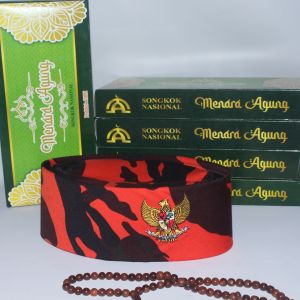 Peci Songkok Motif PP Pemuda Pancasila Loreng Ac Kopiah Terbaru MENARA AGUNG Pria Anak Dewasa