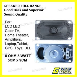 Speaker 5W Watt 8 Ohm TV Tabung LCD Laptop Monitor Stereo Audio Mainan