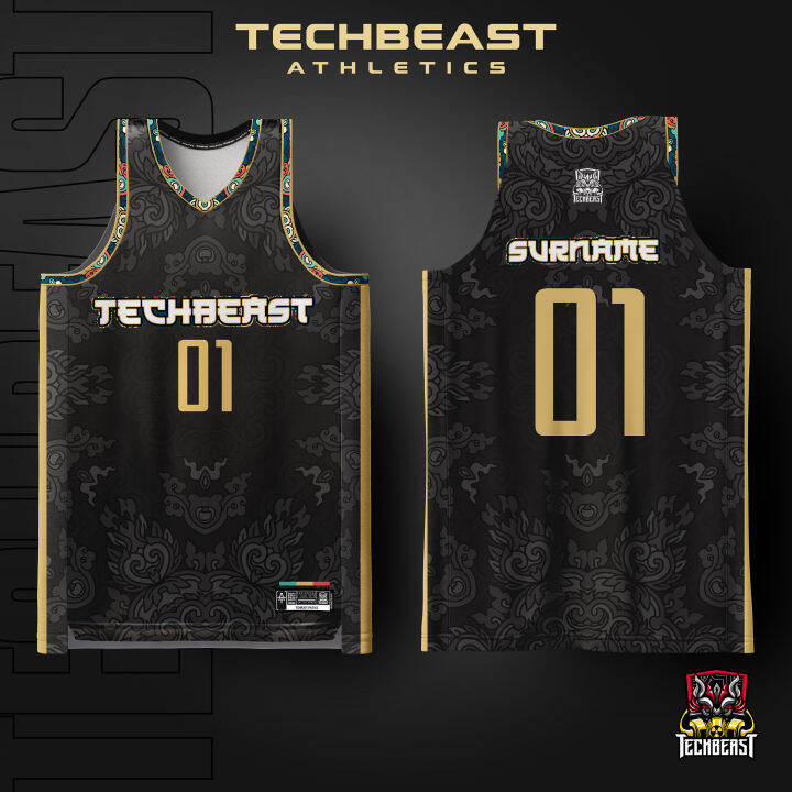 Shogun Full Sublimation Basketball Jersey Techbeast ( CUSTOM NAME ...