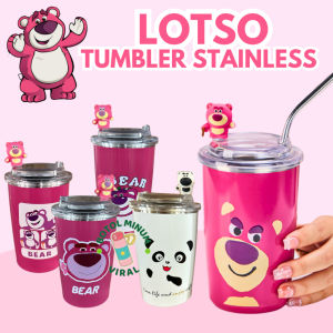 Tumbler Viral Termos Lotso Bear Stainless Steel FREE SEDOTAN 500 ML