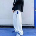 Aesthetic pants for men slocks oversized pants Korean baggy sweatpants wide leg original pants. 