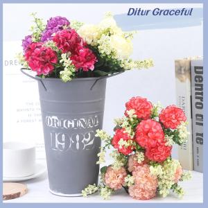 Ditur 1 Bó Hoa 5 Đầu Tú Cầu Hoa Lụa Hoa Nhân Tạo Giữ Hoa Trang Trí Nội Thất