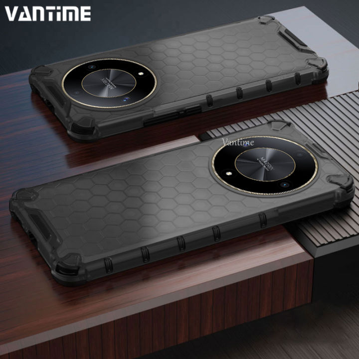 Vantime For Xiaomi Poco C65 Redmi 13c Honeycomb Phone Case Shockproof Translucent Hard Back 2562