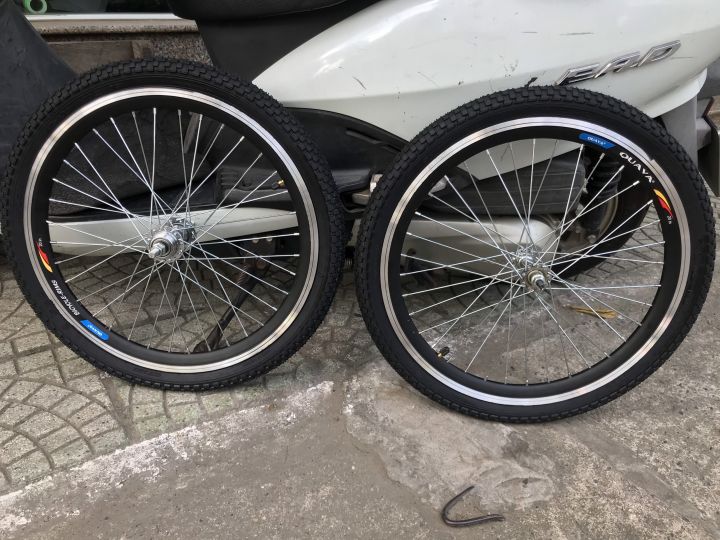 Cặp Vành Bánh Xe Đạp Quava Phanh Vành Nhôm 2 Lớp Kích Thước 20/ 24/ 26 ...