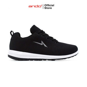 Ando Official Sepatu Sneakers Nitta Duo Reflective Wanita Dewasa - Hitam/Putih