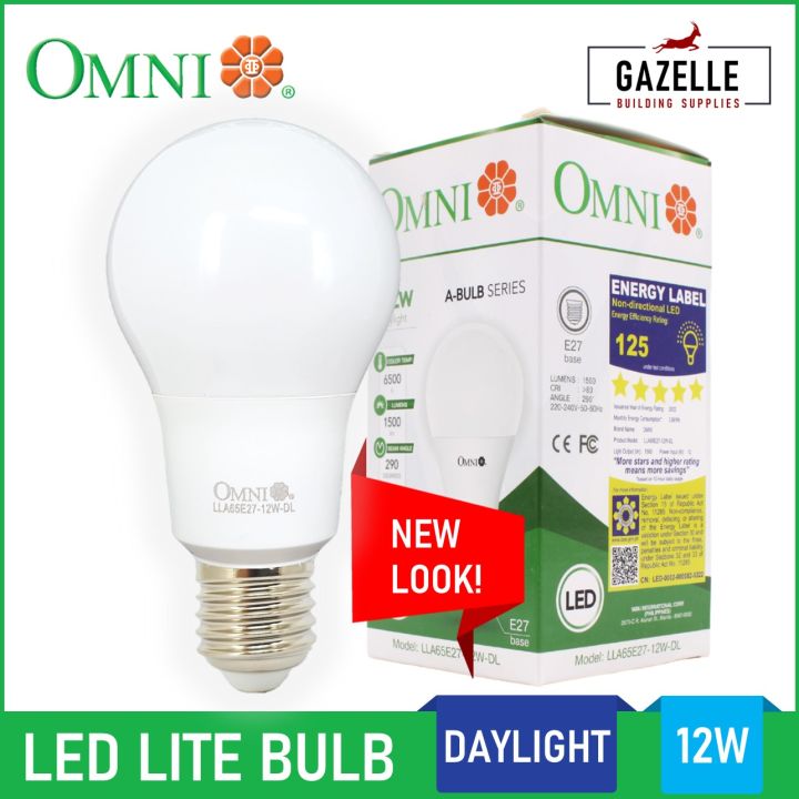 Omni LED Lite Bulb Daylight 12W 12 Watts E27 Light Bulb Lazada PH