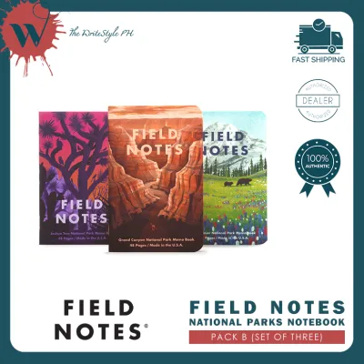 Field Notes National Parks Notebook [Set of 3]