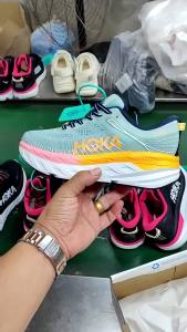 Popular HOKA Bondi Bangdai 7 Shockproof Breathable Rebound Road Running Sneakers Non-Slip Men and Women