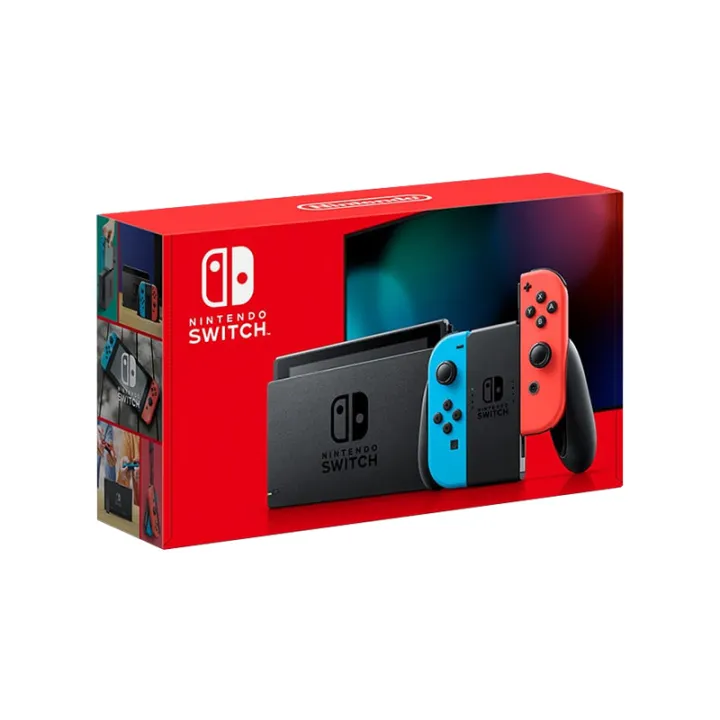 Nintendo Switch Console V2 Improved battery Life with Neon Blue