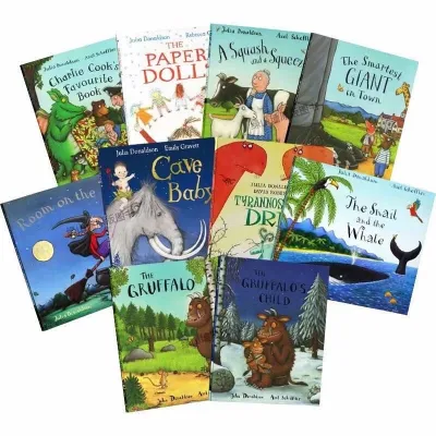 （10books）Julia Donaldson Collection The Gruffalo The Gruffalos Child The Snail and the Whale Room on the Broom book