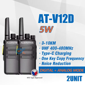 Baofeng BF-C50 Walkie Talkie Set of 2 Mini Two-way Radio 5W 16Channels UHF 400-470MHz Ultra Thin walkie talkie