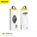 Awei H36 1.52 "HD Screen Smart Watch Blood Glucose Blood Pressure Monitoring with 100+Sport Modes Fitness Watch with IP68 Waterproof GPS Positioning Outdoor Watch Compatible with All Mobile Phones. 