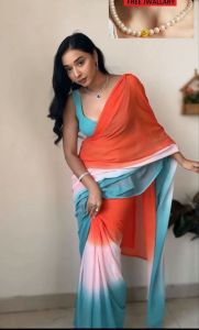 Pure Soft Georgette Silk Saree💌💌💌