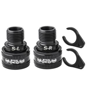 STVML 1 Pair Hợp kim titan Bộ mở rộng bàn đạp Thép không gỉ 23MM Bộ mở rộng trục bàn đạp xe đạp Phụ tùng xe đạp Chống mài mòn Bu lông mở rộng bàn đạp xe đạp Bàn đạp xe đạp leo núi