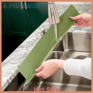 [A Peassion]💖[HOT SALE]🎈🎈 1pcs Silicone Kitchen Sink Water Splash Guard Washing Basin Anti-splash Stopper Waterproof Splatter Screen Bar Anti-water Board