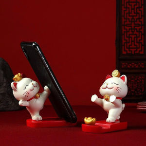 Giá đỡ điện thoại mèo thần tài may mắn