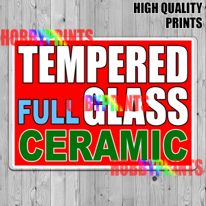 Tempered Glass Signs Laminared Signs