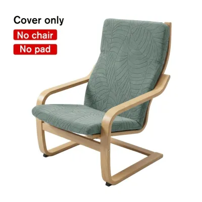 【Ready Stock 】STYLETENK Elastic Poang Chair Slipcover Washable Stretch Jacquard Rocking Chair Protector Soft Cushion Cover Living Room