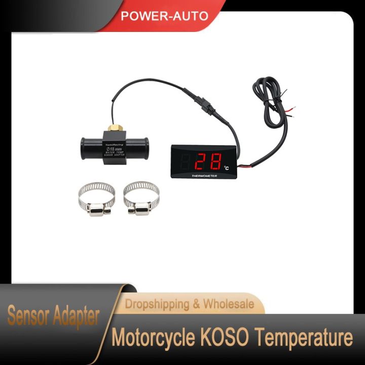 KOSO Water Temperature Gauge Mini Temp Meter For XMAX250 300 NMAX CB ...