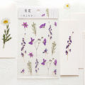 Sticker hoa lá Vintage trang trí, miếng nhán dãn hình hoa lá dán sổ, điện thoại, thiệp handmade. 