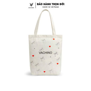 Túi cói du lịch túi Vintage đi biển VACHINO - TX038 hoạ tiết hoa lá size to bảo hành 12 tháng