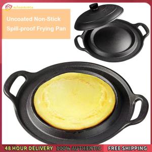 【Clearance sale processing】 Durable Cast Iron Skillet 11 Inch with Cover Perfect for Indoor Cooking Outdoor Grilling and Camping