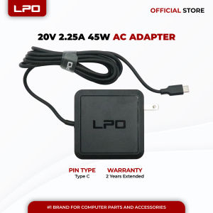 LPO Laptop Charger 20V 3.25A 65W Type C Compatible with Lenovo ThinkPad X1 Tablet Gen 2nd 3rd Gen 20JB 20JC