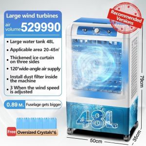 VOLTHUB Air Cooler Fan With Remote Portable Aircon Mini Air Conditioner for Room Humidifier