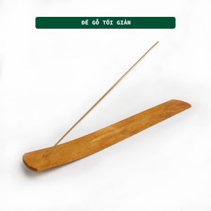 Đế Nhang Trầm Hương Bằng Gỗ Thông Tối Giản Trang Trí Nhà Bàn Thờ Dâng Hương Thư Giãn Quà 3.3