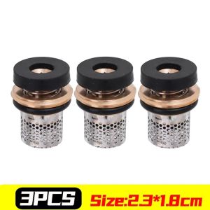 Feelife 1/10PCS Brass Water Stop Angle Valve with Filter Screen Faucet Water Tank Quick Stop Valves Home Pipeline Leak Proof Plug-in Accessories