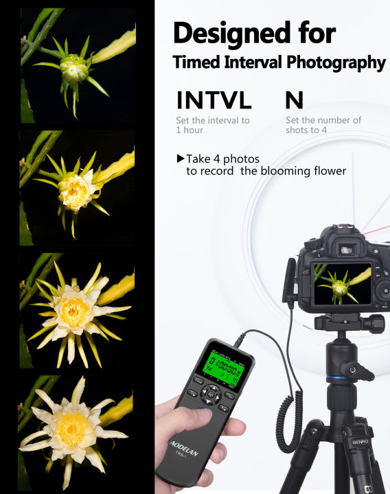 Intervalometer Canon M50 Long Exposure Timelapse Time Lapse