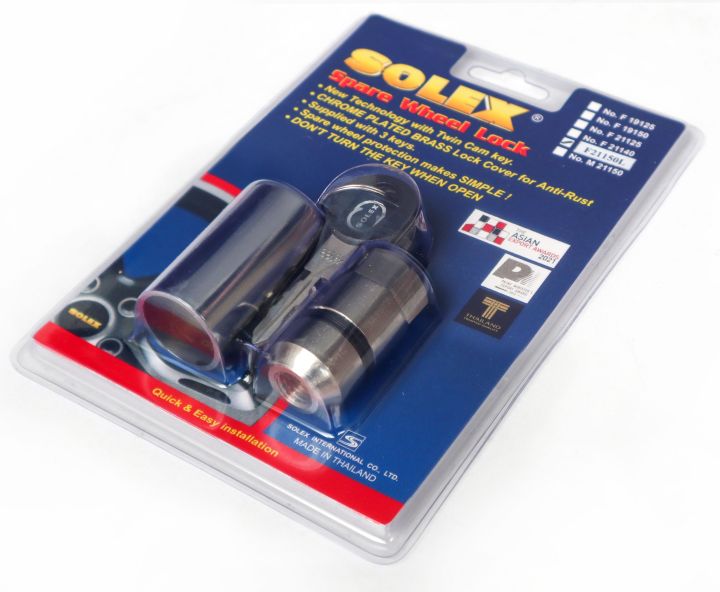 SOLEX Thailand Spare Tire Lock Nut Type1.25 (for Suzuki Jimny JB74 and