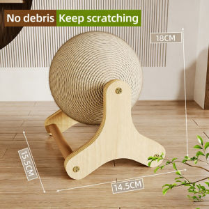 Cat Scratcher Ball Cat Toys Sisal Ball Cute Wear-resistant Cat Scratch Board Self Entertaining Toy