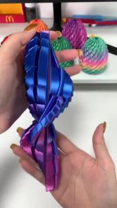 Transformable Fidget Ball 3D Printed Rotating Egg Creative Stress Relief Toy for Adults and Kids