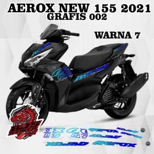 [COD] striping sticker stiker polet lis transparan uv yamaha aerox NEW 155 cc grafis 002