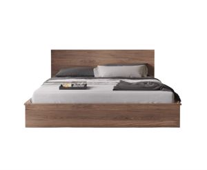 (FREE INSTALLATION) (Pre Order)High quality Nordic Light Luxury Double Bed Modern Simple King Bed Plate Storage Bed With Mattress and Bedside Table | Queen/King Size