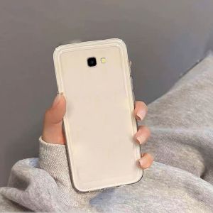 ซองสำหรับ Samsung J7 Prime J4 Plus J6 Plus J4+ J6+ J7 Pro ซองศัพท์ ซิลิโคนนุ่มกันกระแทก ปกใส ดีไซน์ใหม่สวยงาม สุนัขน่ารักพร้อมที่วางกระจก TKXGDQZJ01