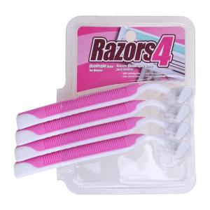 4 Pcs Double Blade for Razor Set Sensitive Womens Disposable Razors High Quality for Head Beard Sensitive Shavers Women