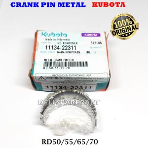 CRANK PIN METAL JALAN KUBOTA RD50 RD55 RD60 RD65 CPM original